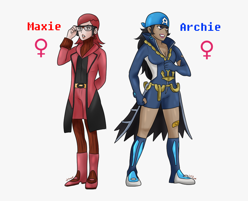 Team Magma & Aqua Genderbends, HD Png Download, Free Download