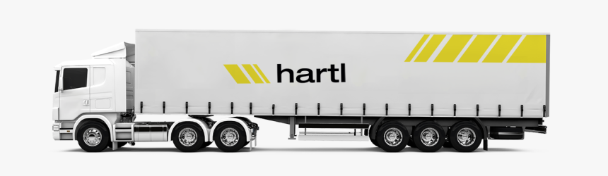 Cargo Truck Side View, HD Png Download, Free Download