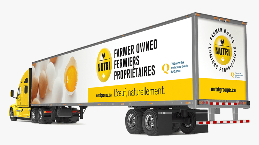 Nutrigroupe Fermiers Propriétaires - Trailer Truck, HD Png Download, Free Download