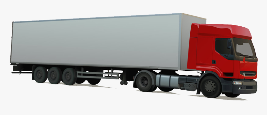 Container Truck Png, Transparent Png, Free Download