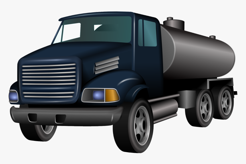 Transparent Camion Clipart - Clipart Oil Tanker Truck, HD Png Download, Free Download