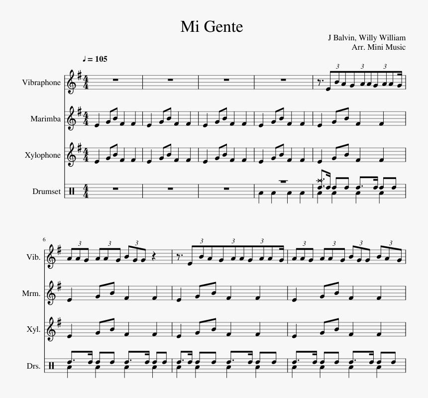 Simple And Clean Sheet Music For Trombone, HD Png Download, Free Download