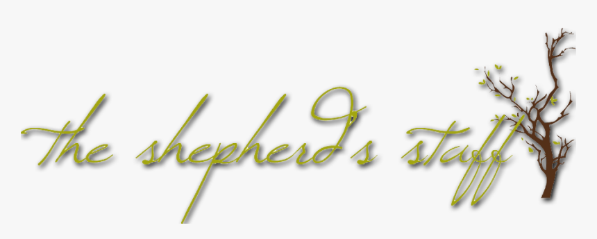 The Shepherds Staff Counseling - Calligraphy, HD Png Download, Free Download