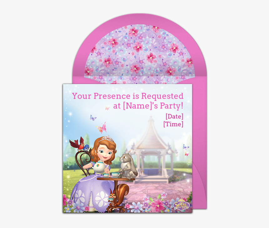 Sofia The First Invitation Ideas, HD Png Download, Free Download