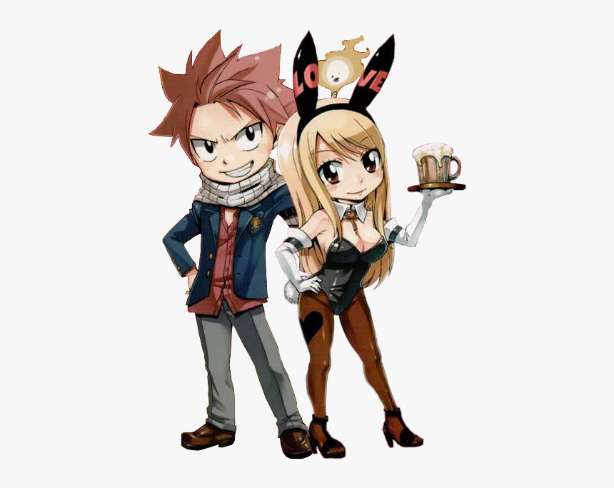 Pin By Isδδc Βδσz On Fairytail - Fairy Tail Nalu Chibi, HD Png Download, Free Download
