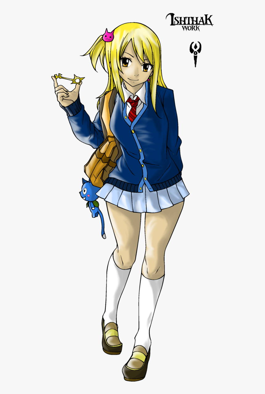 About Lucy Heartfilia Google Search Fairy Tail Nalu - Lucy Heartfilia School Art, HD Png Download, Free Download