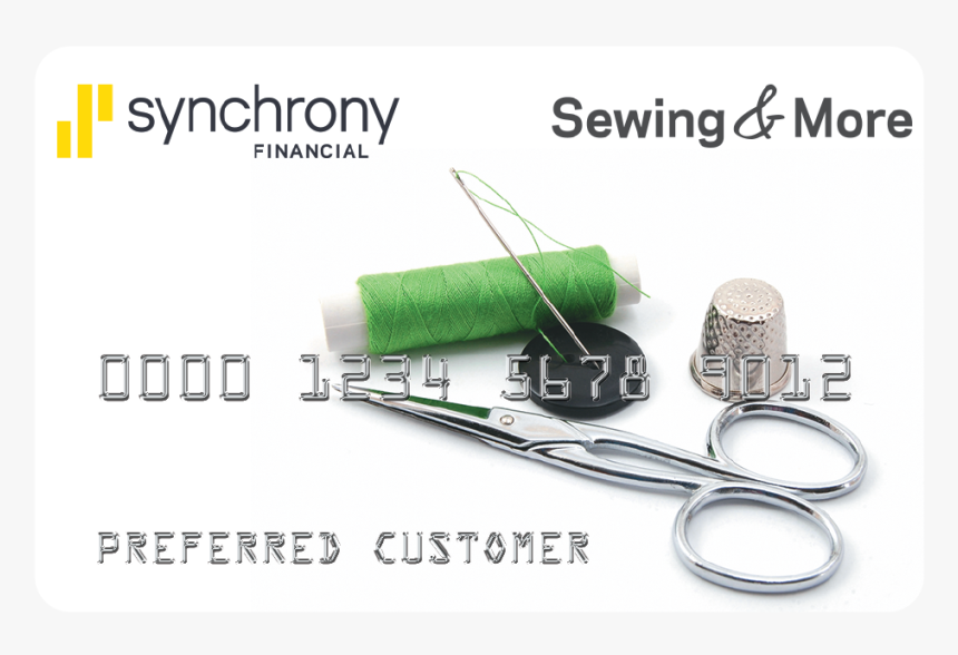 Sewing N More Credit Card Art - Synchrony Financial, HD Png Download, Free Download