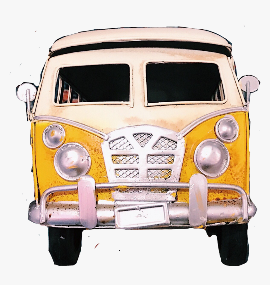 Clip Art Hippie Car - Volkswagen Type 2, HD Png Download, Free Download