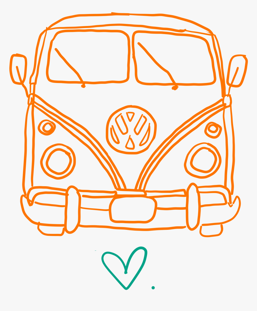 Draw A Vw Bus, HD Png Download, Free Download