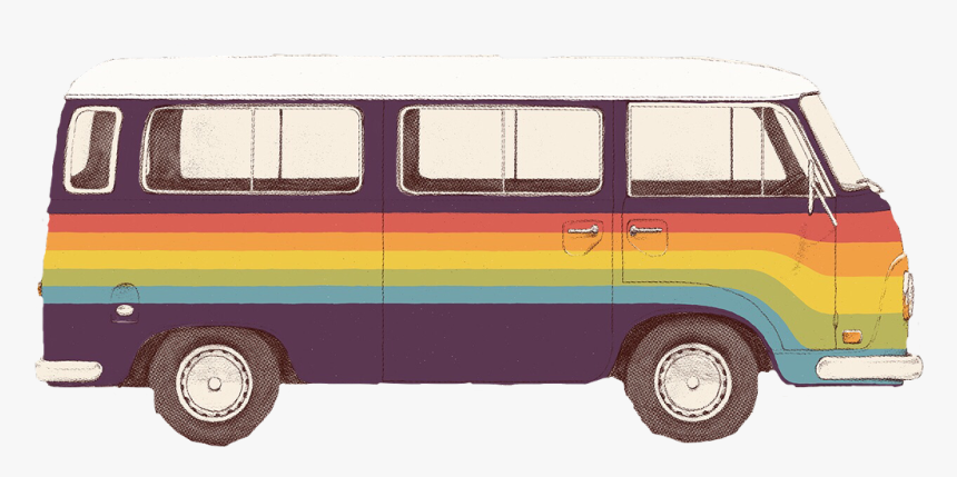 rainbow van