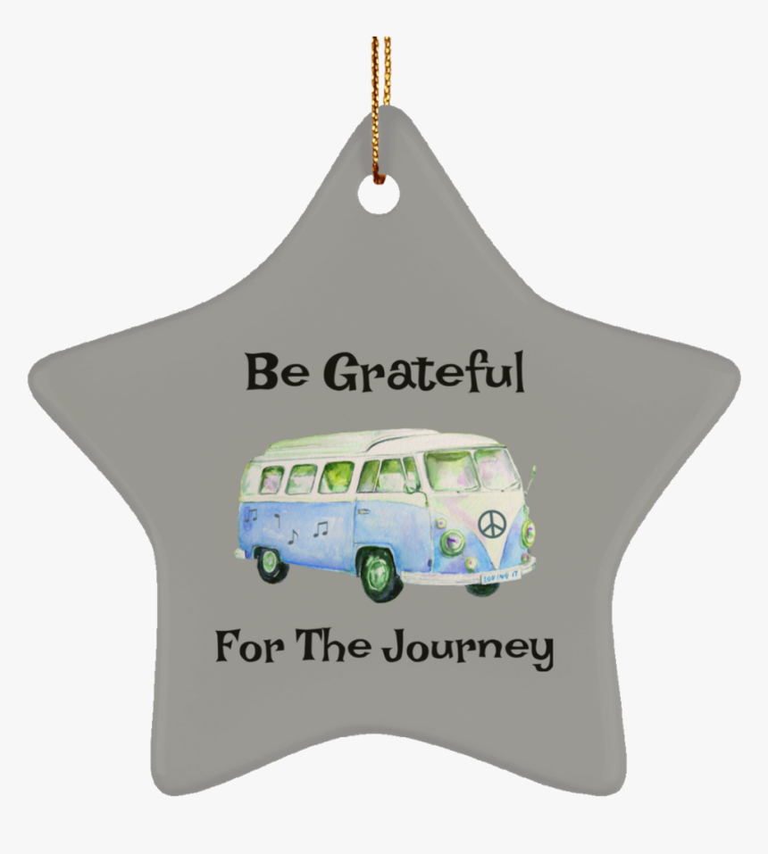 Be Grateful For The Journey Vw Bus Christmas Tree Ornament - Christmas Nurse, HD Png Download, Free Download