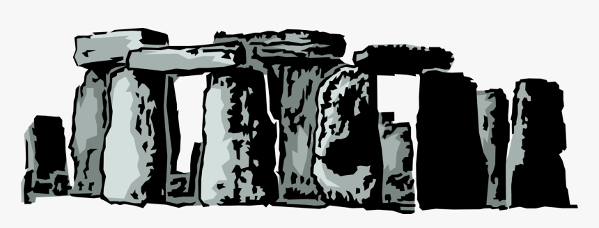Vector Illustration Of Stonehenge Standing Stones Neolithic - Stonehenge Clip Art, HD Png Download, Free Download