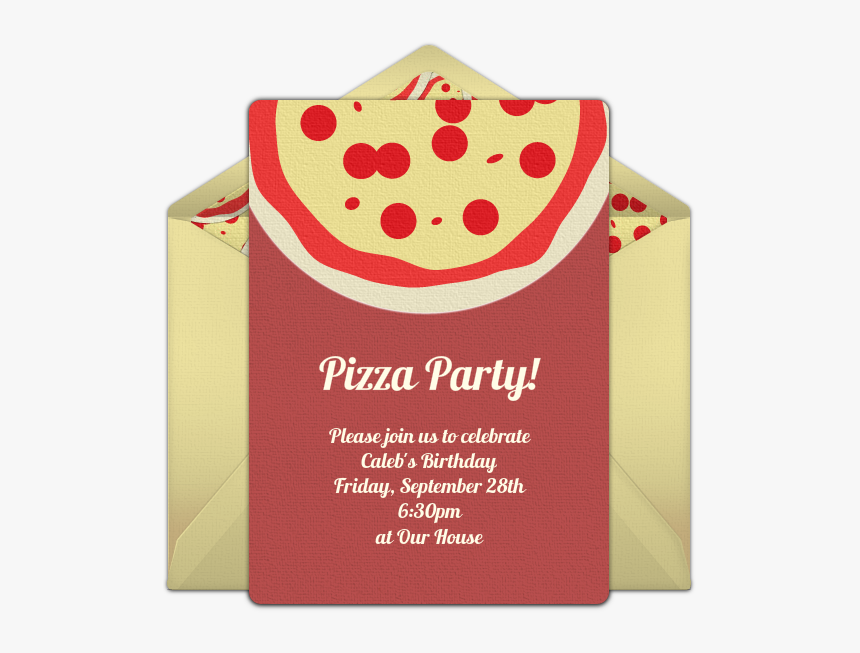Pizza Party At Office Invitation, HD Png Download, Free Download