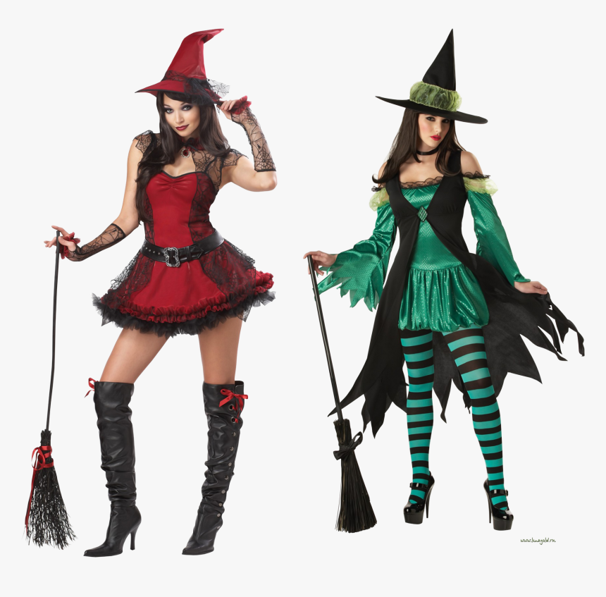 Womens Green Witch Costume, HD Png Download, Free Download