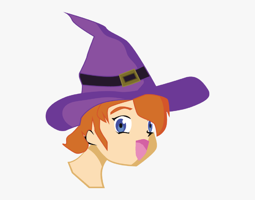 Manga Witch Svg Clip Arts - Cartoon, HD Png Download, Free Download