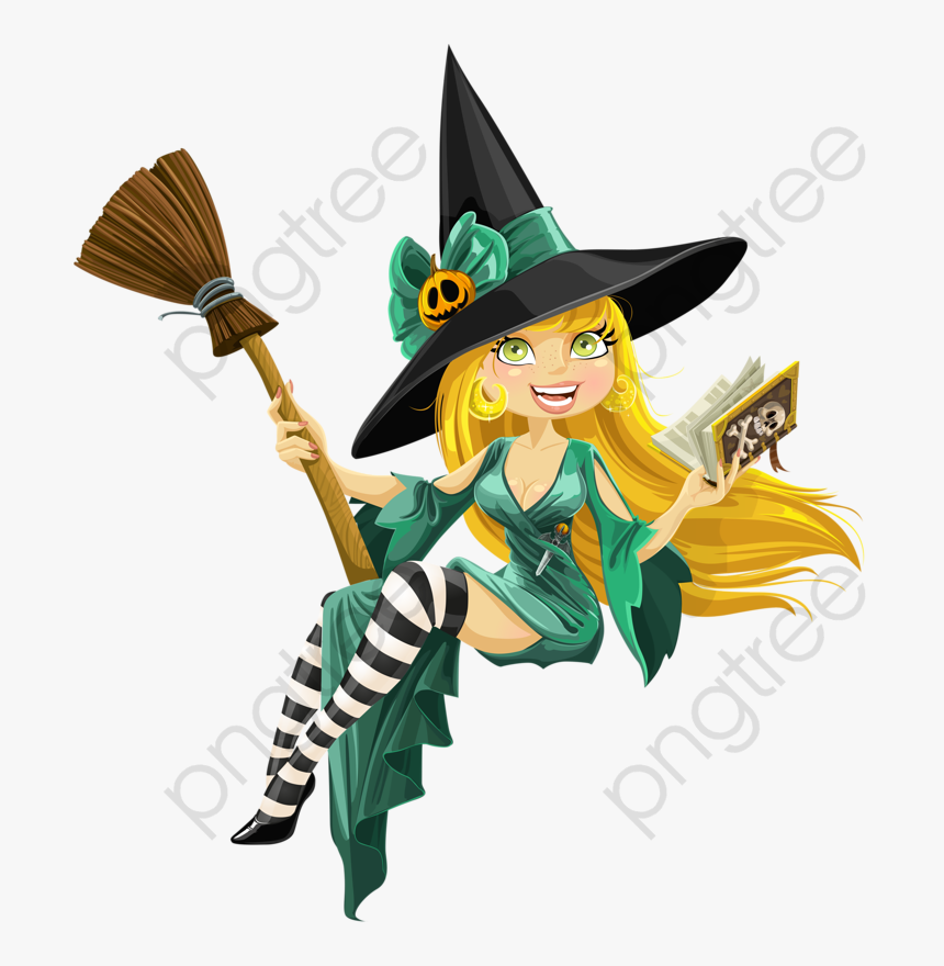 Cartoon Witch Png, Transparent Png, Free Download