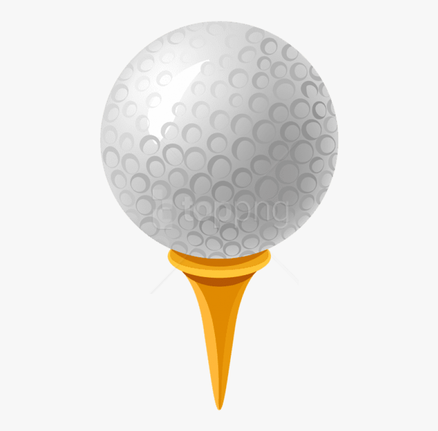 Golf Ball On Tee Png - Transparent Golf Ball Clipart, Png Download, Free Download