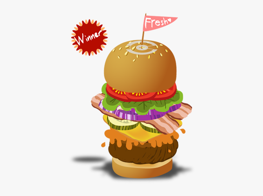 Burger Night Art, HD Png Download, Free Download