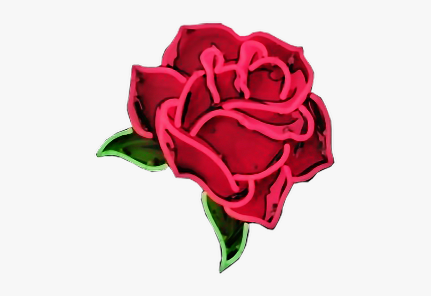 Rose Neon Sign Png, Transparent Png, Free Download