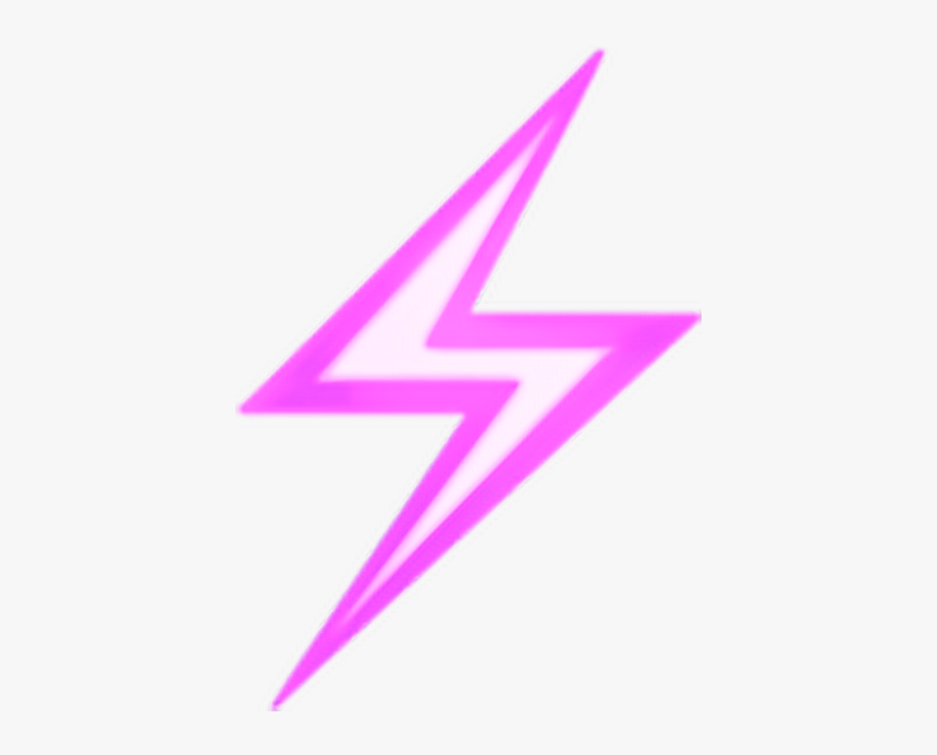 #pink #emoji #lightning #overlay #cute - Pink Lightning Emoji, HD Png Download, Free Download