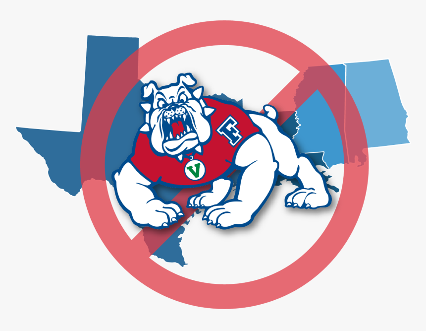 Southern States With Bulldog Logo-01 - Fresno State Bulldogs, HD Png Download, Free Download