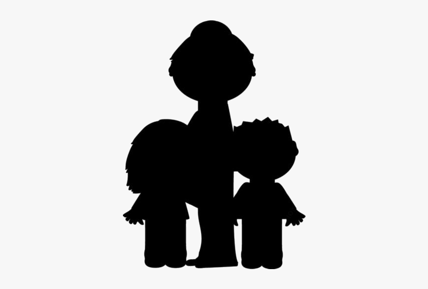 Mother Love Art Png Transparent Images - Silhouette, Png Download, Free Download