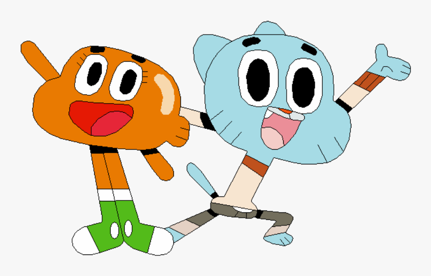 Darwin And Gumball-edj704 - Transparent Amazing World Of Gumball Png, Png Download, Free Download