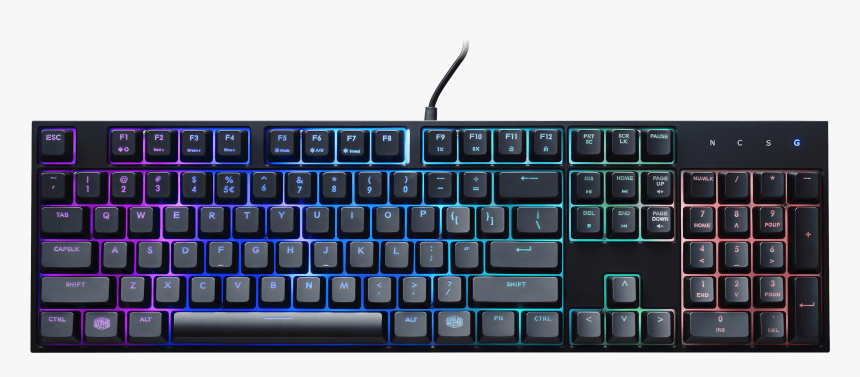 Transparent Keyboard Key Png - Cooler Master Masterkeys Lite L Rgb, Png Download, Free Download