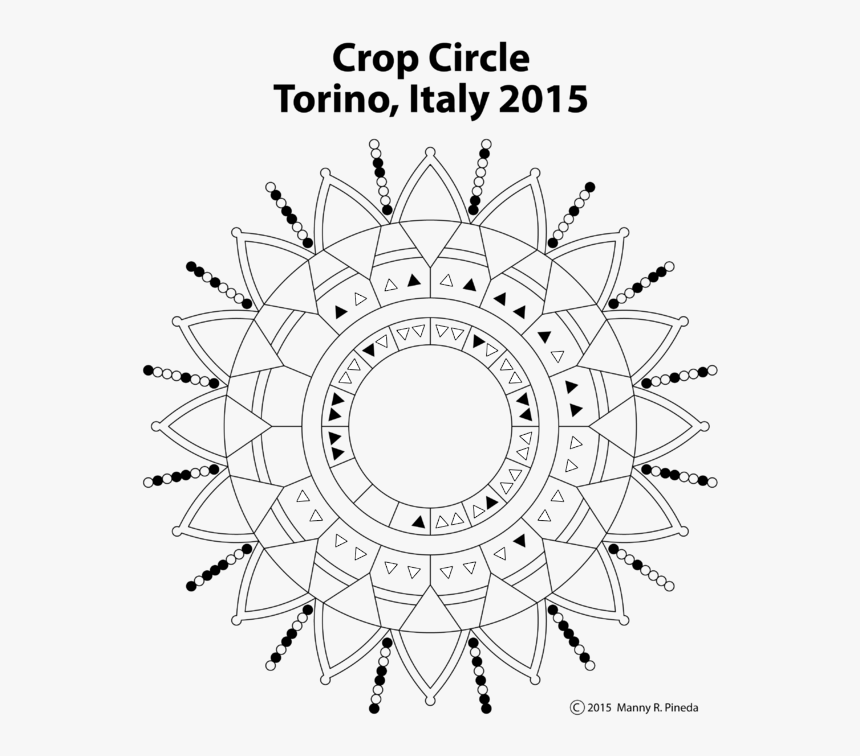 Crop Circle Italy 2015 Men"s T Shirt Featuring The - Circle, HD Png Download, Free Download
