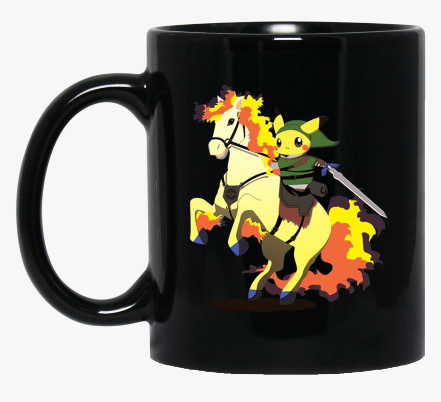 Pika Hero On Fire Horse Pokemon Mug - Legend Of Pika, HD Png Download, Free Download