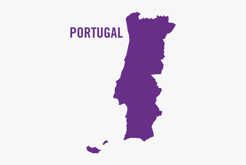 Portugal Red 0001 - Portugal Clipart Map, HD Png Download, Free Download