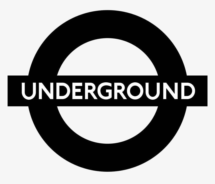 London Underground Logo Black And White - London Underground, HD Png Download, Free Download