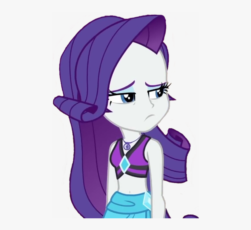 Rarity Depressed Vector By Huntercwalls - Mlp Eg Rarity Vector, HD Png Download, Free Download