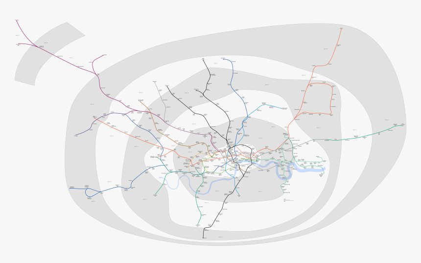 London Underground Full Map - London Underground Map, HD Png Download, Free Download
