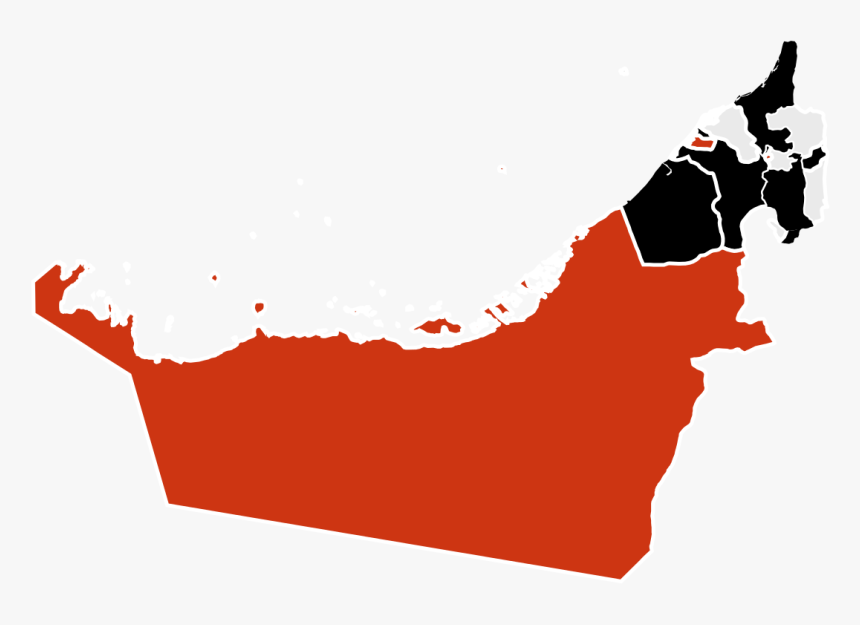 Transparent Uae Map Png, Png Download, Free Download