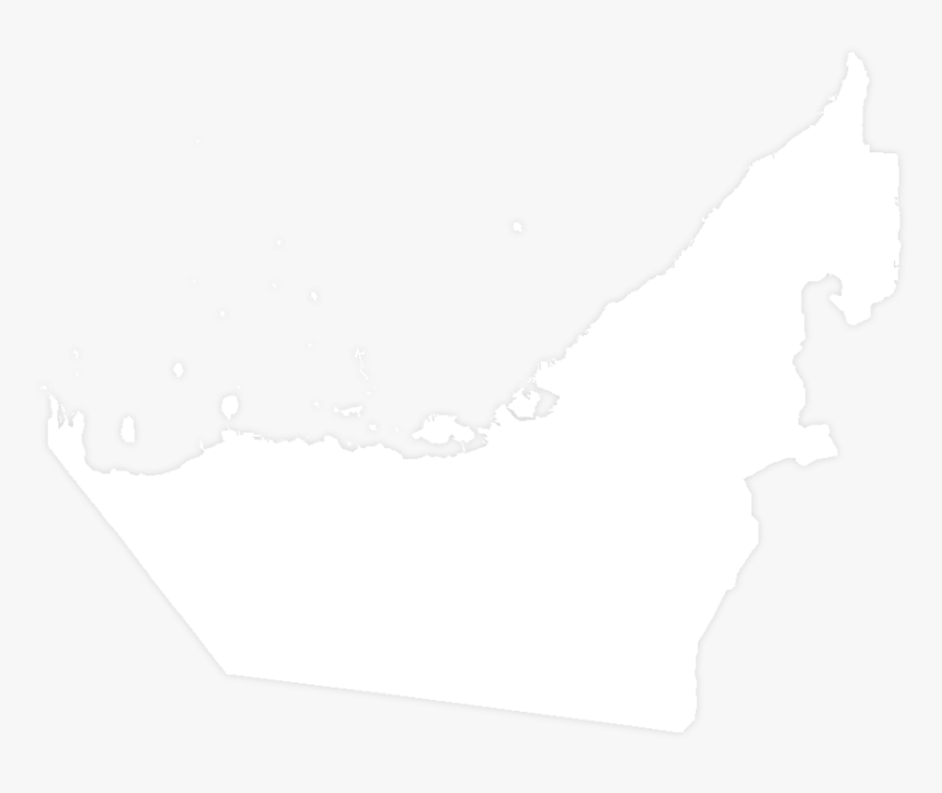 Uae Map White Png, Transparent Png, Free Download