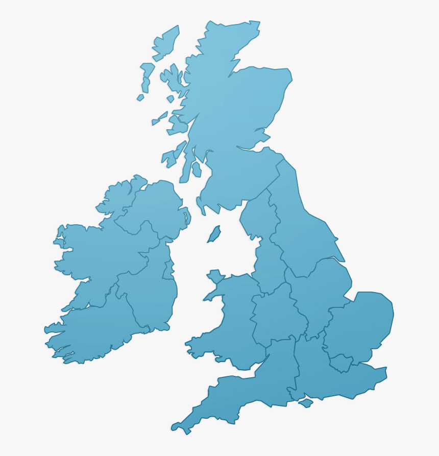Uk Map Empty, HD Png Download, Free Download