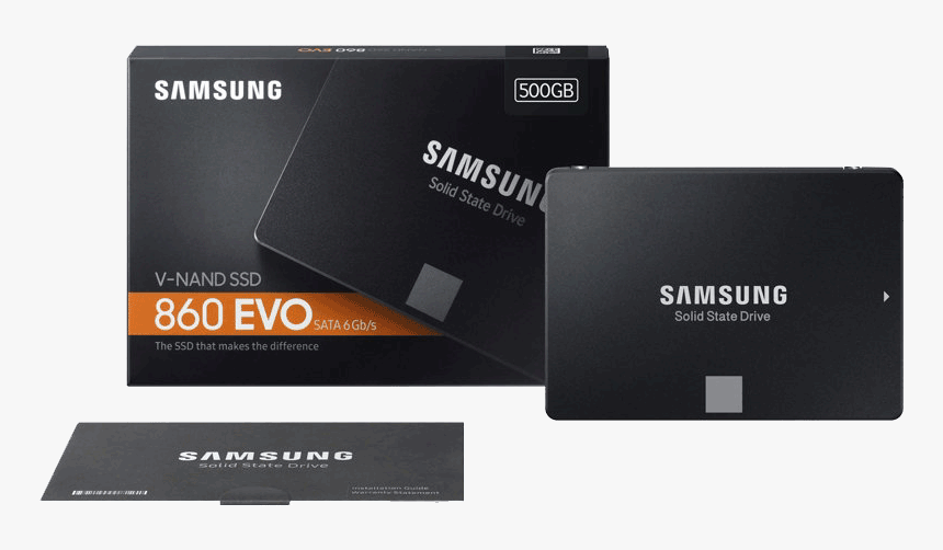 Samsung 860 Evo - Samsung Ssd 860 Evo 1tb, HD Png Download, Free Download
