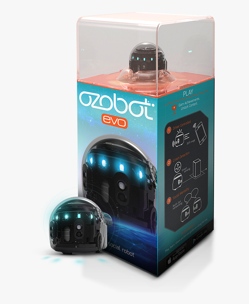 Ozobot Evo Box - Evo Ozobot, HD Png Download, Free Download