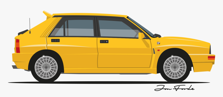 Lancia Delta Integrale Vector, HD Png Download, Free Download