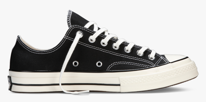 Chuck Taylor ‘70, Low, Black, Canvas - Chuck Taylor 70s Black, HD Png ...