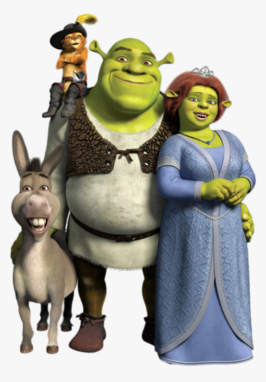 Shrek And Fiona And Donkey, HD Png Download, Free Download