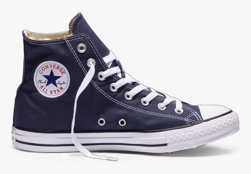 Navy Blue High Tops Converse, HD Png Download, Free Download