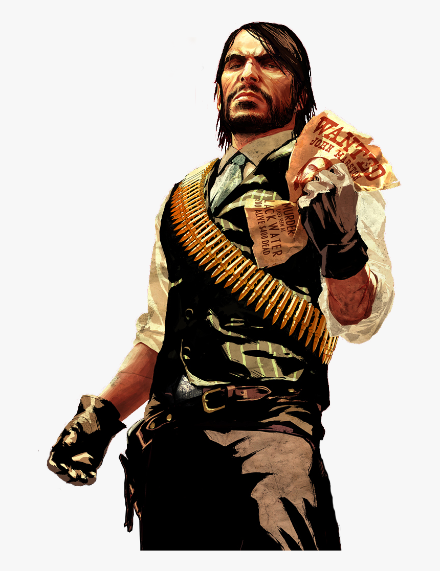 John Marston Png - Red Dead Redemption Render, Transparent Png, Free Download