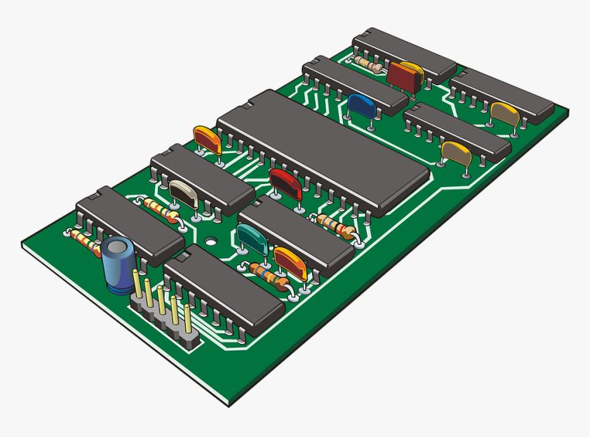 Map, E-card, Chips, Pcb, Adobe, Free Image, Printer - Pcb Png, Transparent Png, Free Download