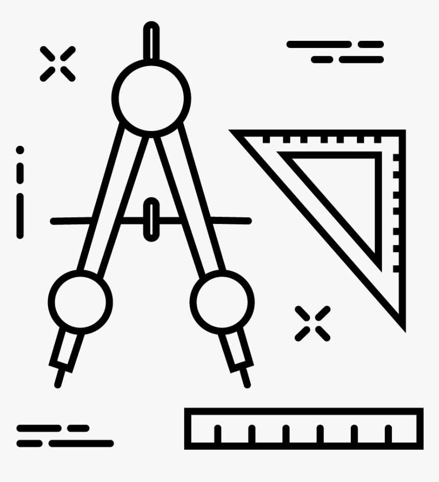 Icon Design Compass Drawing Tool Clipart Hd Png Download Kindpng