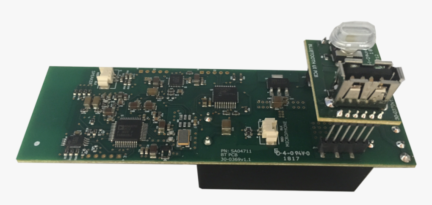 Main Pcb With Power Supply - Electronic Component, HD Png Download, Free Download