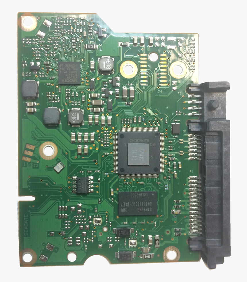 Seagate - Pcb - 100687658 Rev - C - Electronic Component, HD Png Download, Free Download