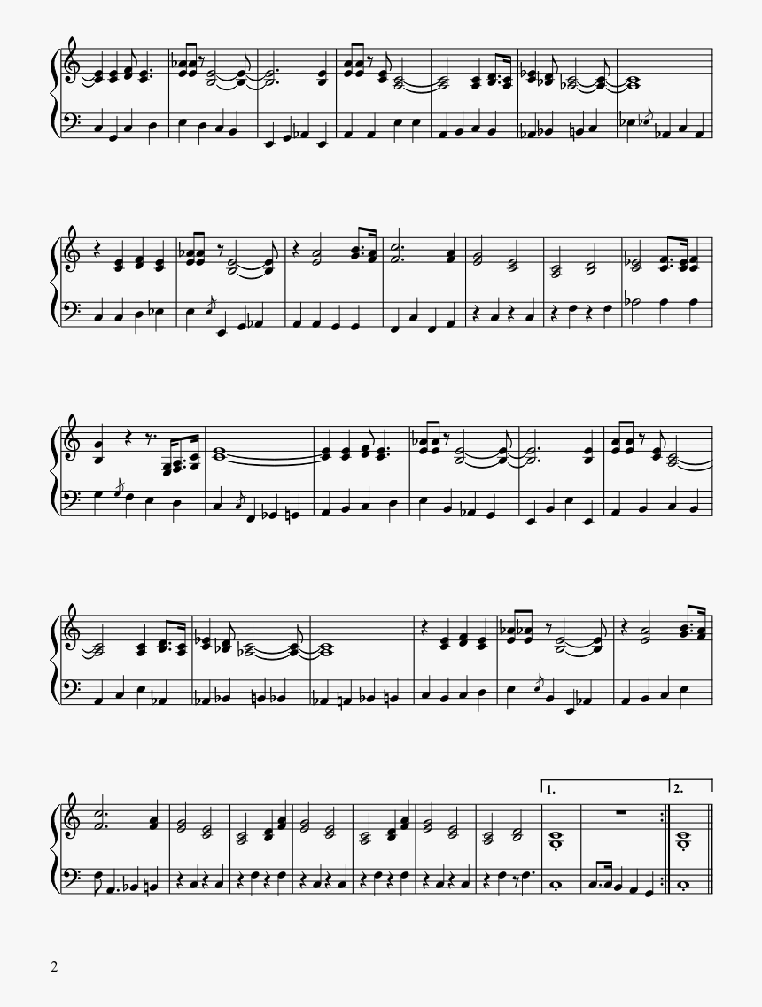 Five Nights At Freddy's Partitura, HD Png Download, Free Download