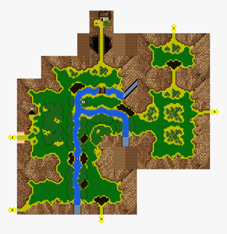 Crystalis Map Cordelplains - Crystalis Maps, HD Png Download, Free Download